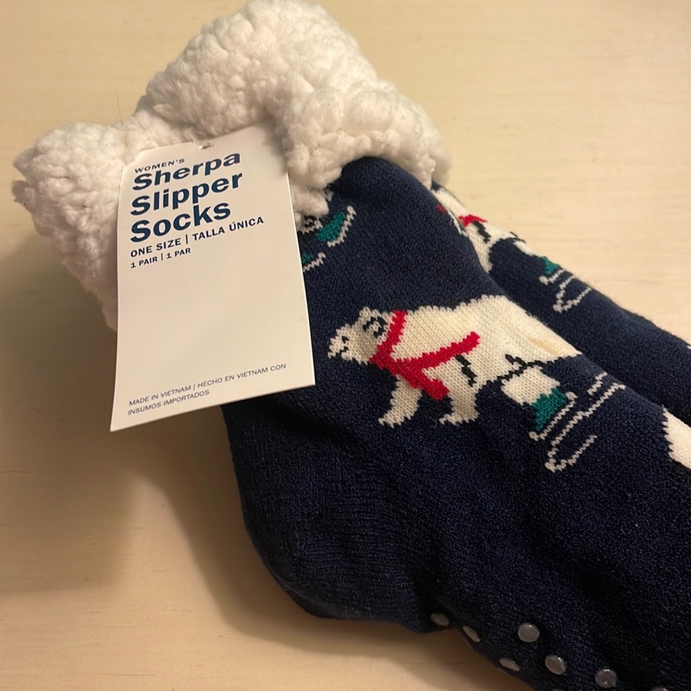 Women’s Sherpa Slipper Socks